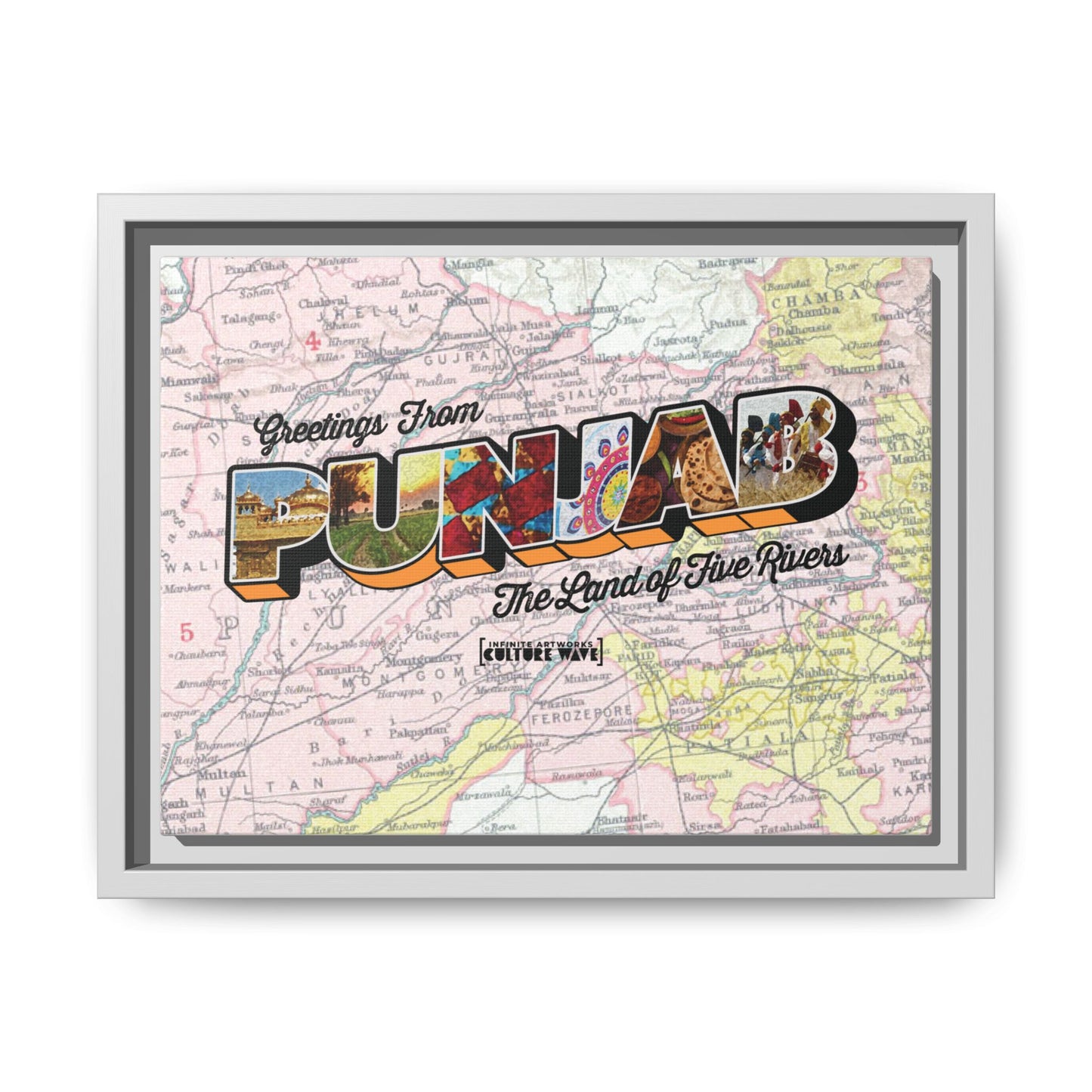 GREETINGS PCW_01 Framed Canvas Art
