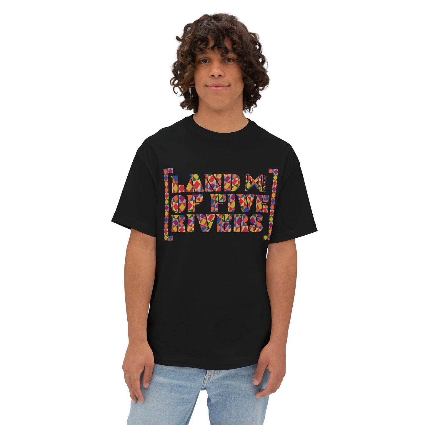 Culture Wave Phulkari Unisex Oversized Boxy Tee