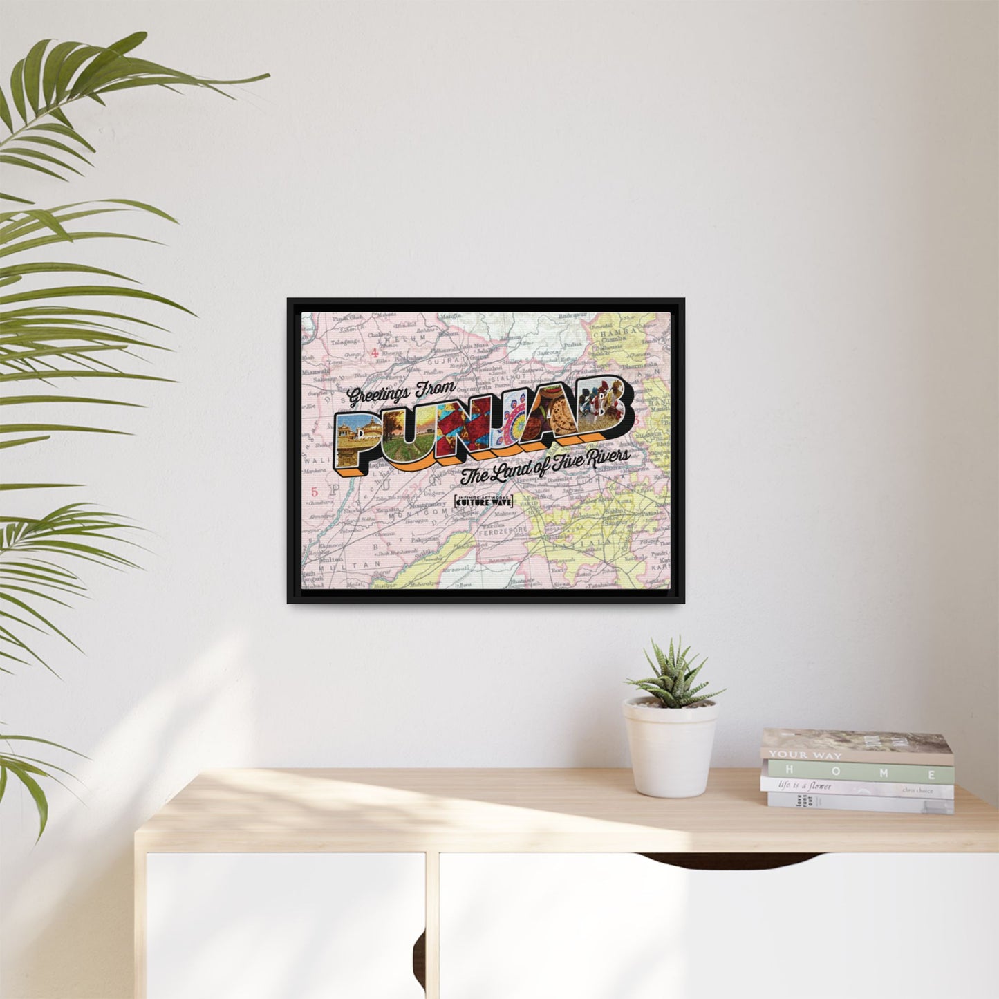 GREETINGS PCW_01 Framed Canvas Art
