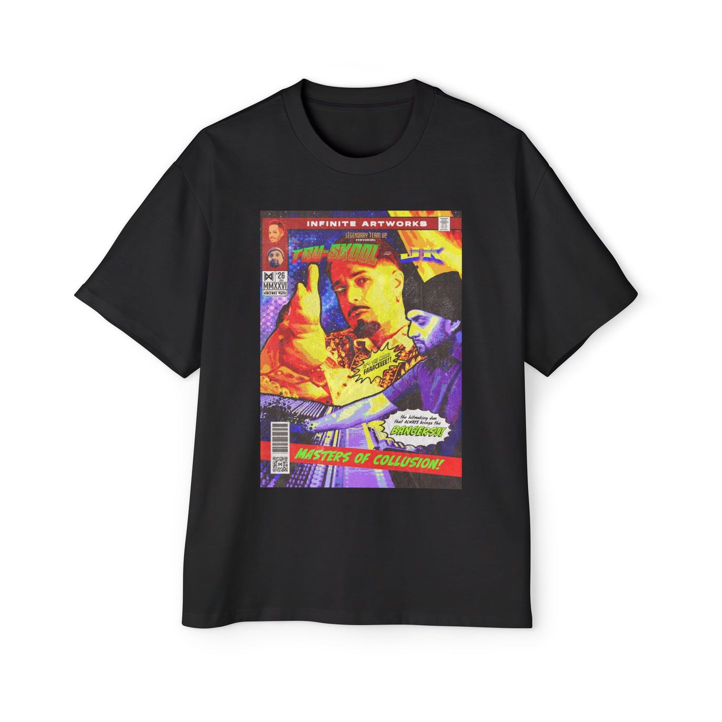 JK x Tru-Skool - Comic Tribute Oversized Tee