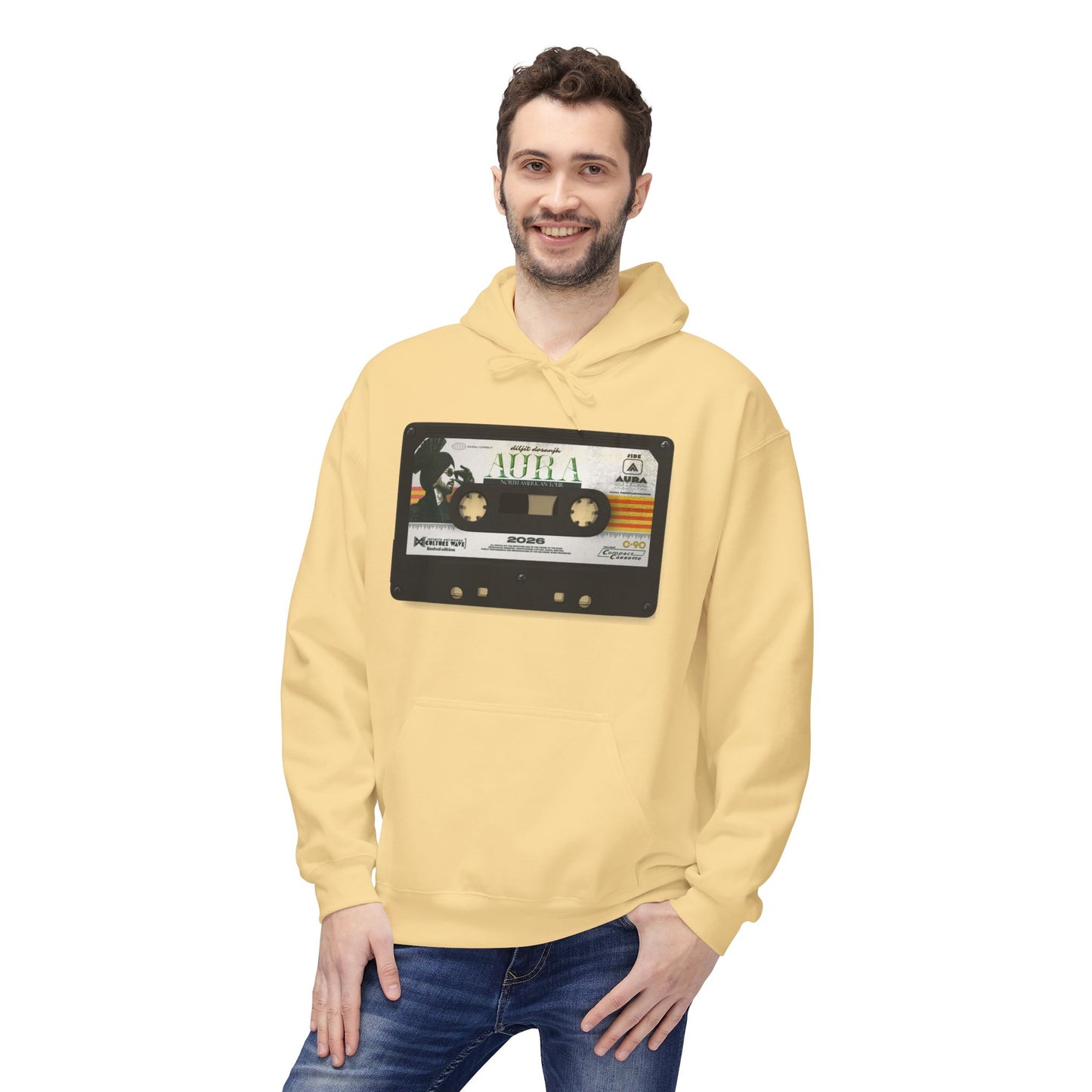 Diljit Dosanjh Aura Tour Retrowave Edition Unisex Hoodie