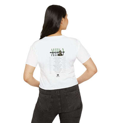 Diljit Dosanjh Aura Tour Limited Edition Retrowave Women's Crop Top
