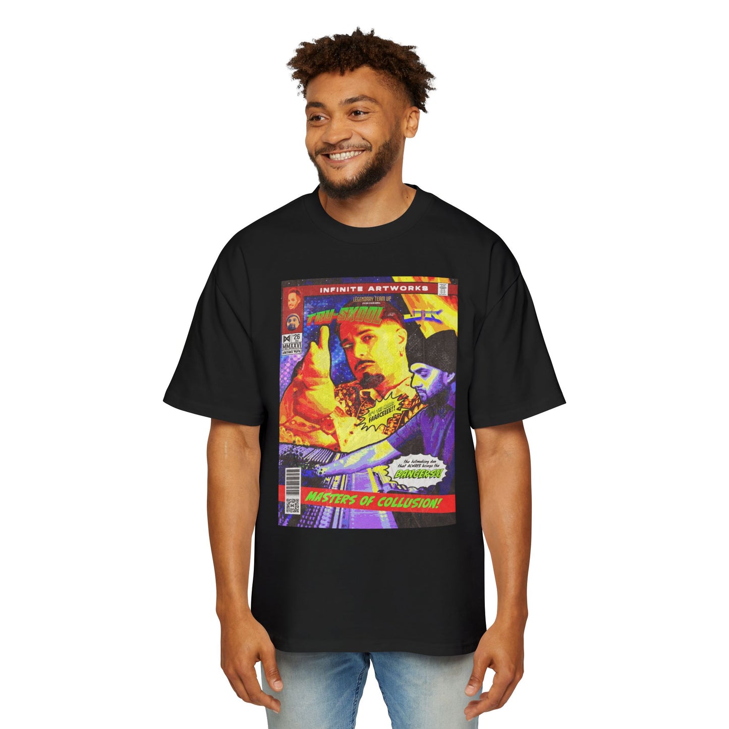 JK x Tru-Skool - Comic Tribute Oversized Tee