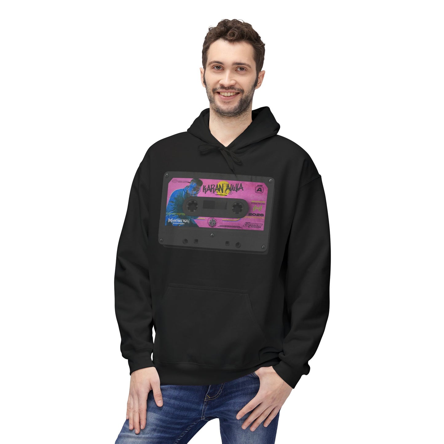 Karan Aujla Retrowave Edition Hoodie