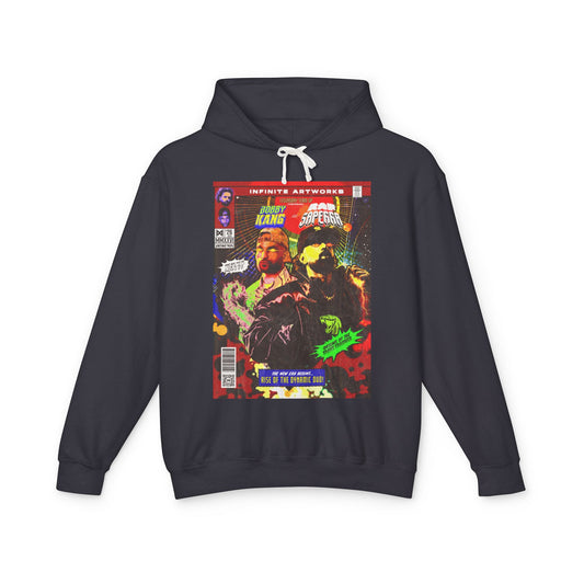 Raf x Bobby - Comic Tribute Unisex Lightweight Hooded Sweatshirt