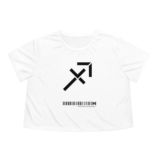 Sagittarius - Women's Flowy Cropped Tee