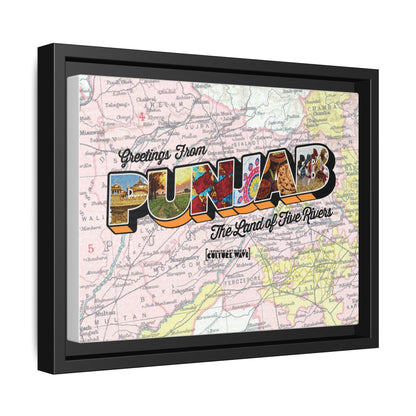 Homeland Greetings - Framed Canvas Art