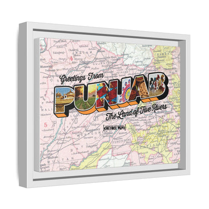 Homeland Greetings - Framed Canvas Art