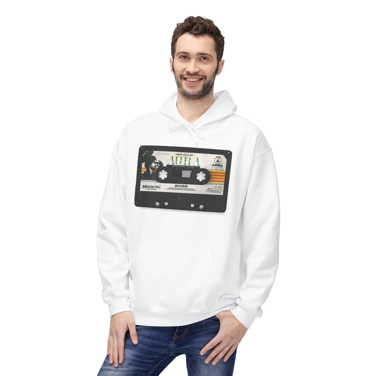 Diljit Dosanjh Aura Tour Retrowave Edition Unisex Hoodie