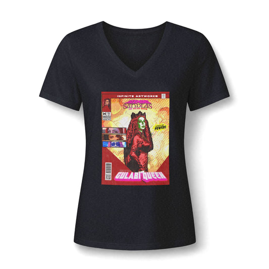Jasmine Sandlas - Women's V-Neck Tee