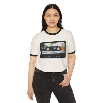 Diljit Dosanjh Aura Tour Limited Edition Retrowave Unisex Ringer T-Shirt