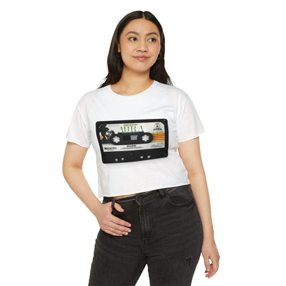 Diljit Dosanjh Aura Tour Limited Edition Retrowave Women's Crop Top
