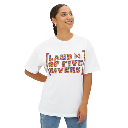 Culture Wave Phulkari Unisex Oversized Boxy Tee