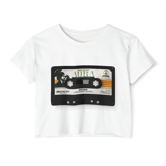 Diljit Dosanjh Aura Tour Limited Edition Retrowave Women's Crop Top