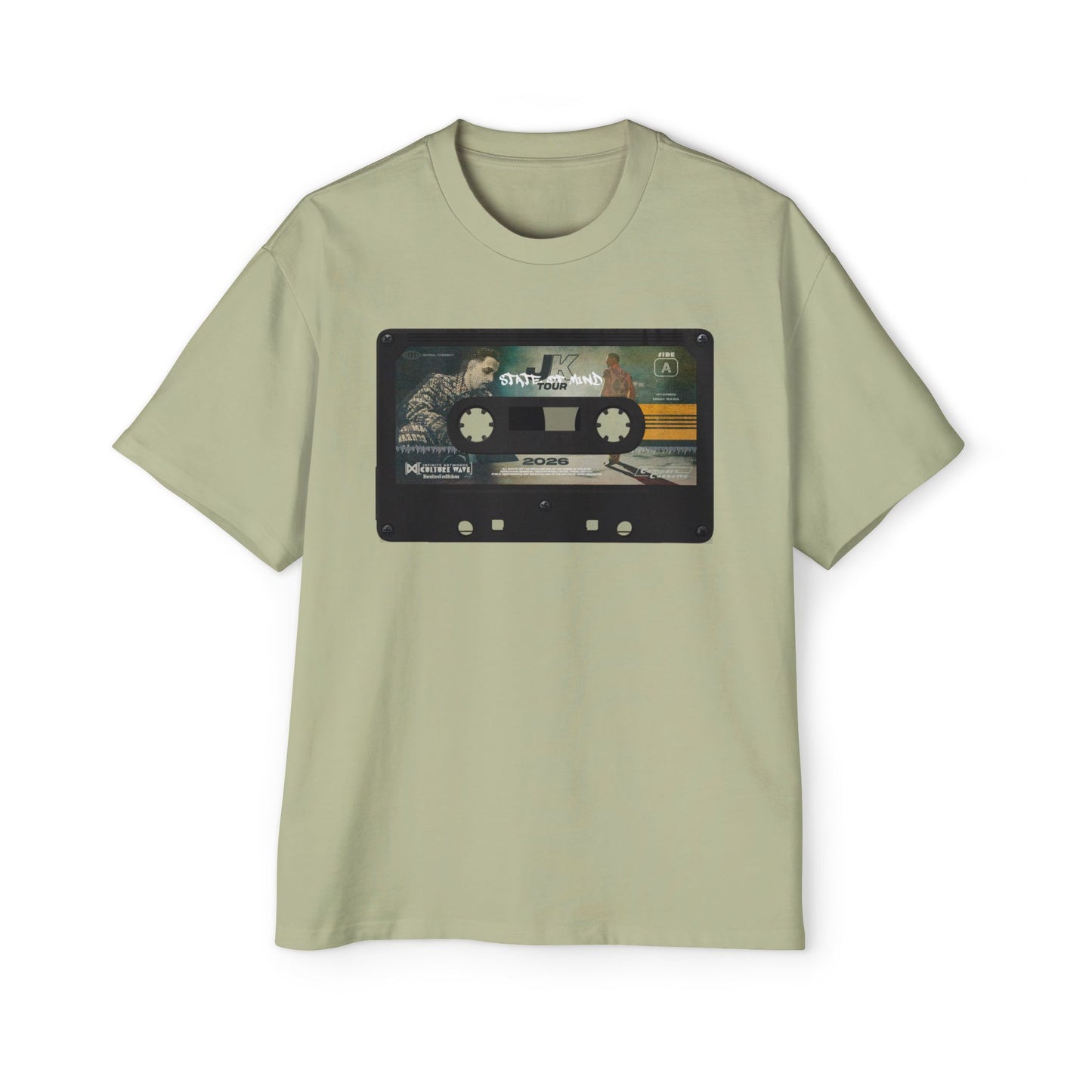 JK State of Mind Retrowave Oversized Tee
