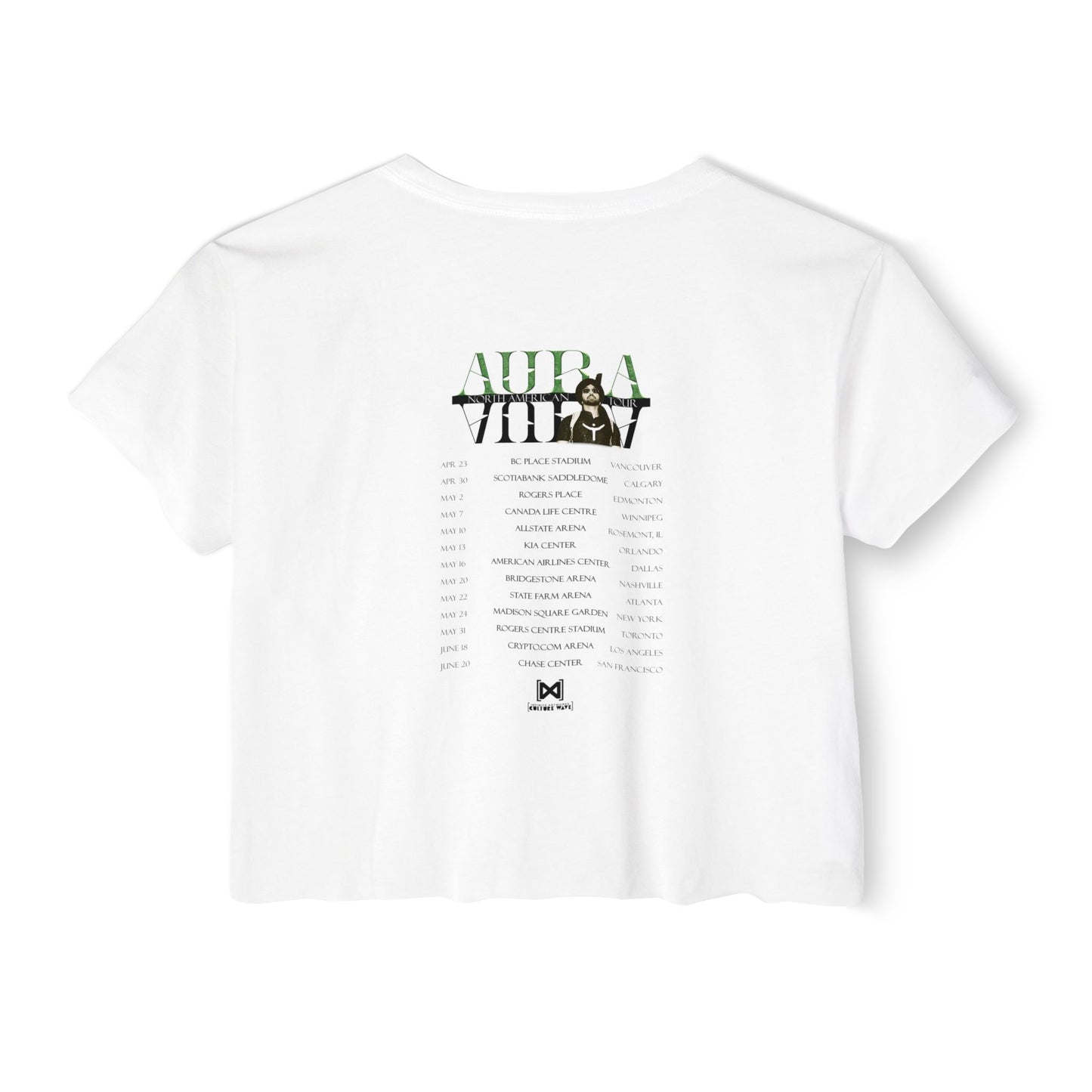 Diljit Dosanjh Aura Tour Limited Edition Retrowave Women's Crop Top